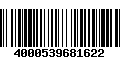 Código de Barras 4000539681622