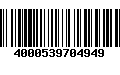 Código de Barras 4000539704949