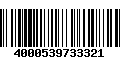 Código de Barras 4000539733321