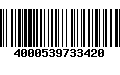 Código de Barras 4000539733420