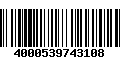 Código de Barras 4000539743108