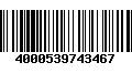 Código de Barras 4000539743467