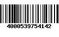 Código de Barras 4000539754142