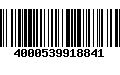 Código de Barras 4000539918841