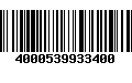 Código de Barras 4000539933400