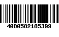 Código de Barras 4000582185399