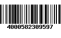 Código de Barras 4000582309597