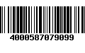 Código de Barras 4000587079099