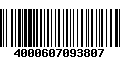 Código de Barras 4000607093807