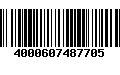 Código de Barras 4000607487705