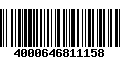 Código de Barras 4000646811158