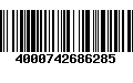 Código de Barras 4000742686285