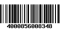 Código de Barras 4000856008348