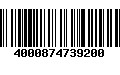 Código de Barras 4000874739200