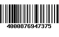 Código de Barras 4000876947375