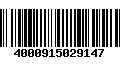 Código de Barras 4000915029147