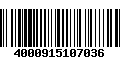 Código de Barras 4000915107036