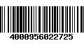 Código de Barras 4000956022725