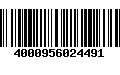 Código de Barras 4000956024491