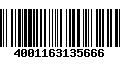 Código de Barras 4001163135666