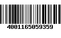 Código de Barras 4001165059359