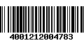 Código de Barras 4001212004783