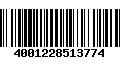 Código de Barras 4001228513774