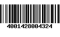 Código de Barras 4001428004324