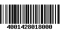 Código de Barras 4001428018000