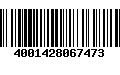 Código de Barras 4001428067473