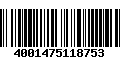 Código de Barras 4001475118753