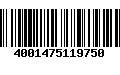 Código de Barras 4001475119750