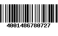 Código de Barras 4001486780727