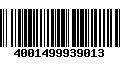 Código de Barras 4001499939013