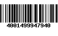 Código de Barras 4001499947940