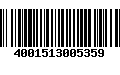 Código de Barras 4001513005359