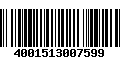 Código de Barras 4001513007599