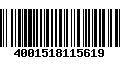 Código de Barras 4001518115619