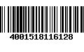 Código de Barras 4001518116128