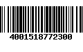 Código de Barras 4001518772300