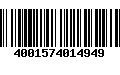 Código de Barras 4001574014949