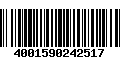 Código de Barras 4001590242517