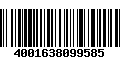 Código de Barras 4001638099585