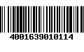 Código de Barras 4001639010114