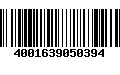 Código de Barras 4001639050394