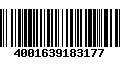 Código de Barras 4001639183177