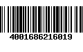 Código de Barras 4001686216019