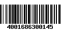 Código de Barras 4001686300145