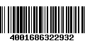 Código de Barras 4001686322932