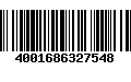 Código de Barras 4001686327548